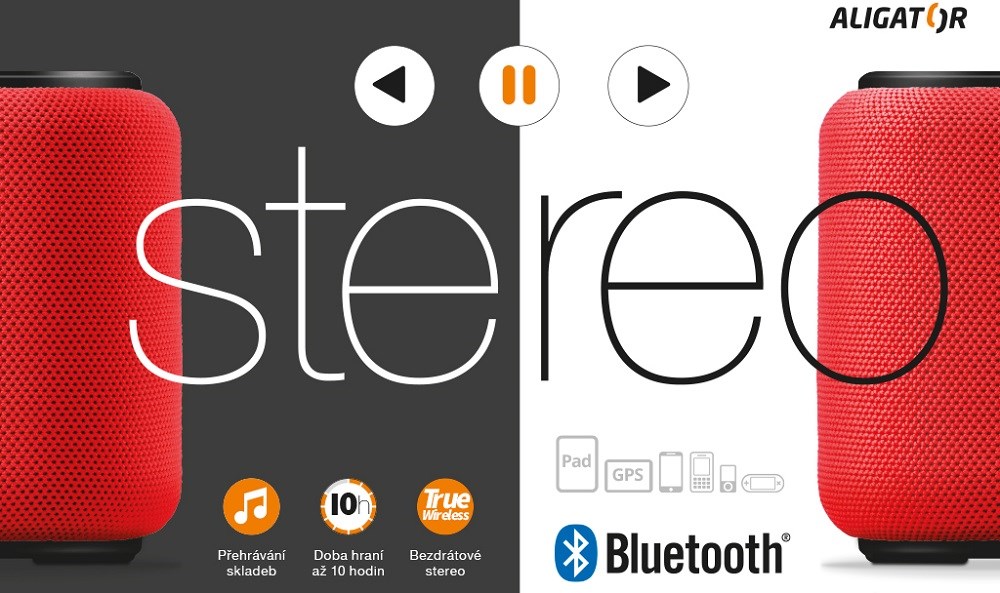 Aligator ABS3 bluetooth reproduktor